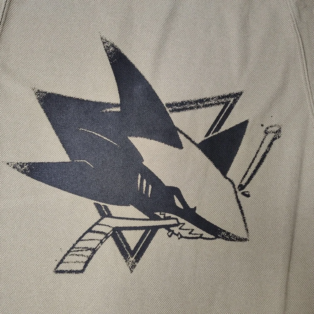San Jose Sharks Adidas Jersey 50 Military Salute To Service Authentic Primegreen